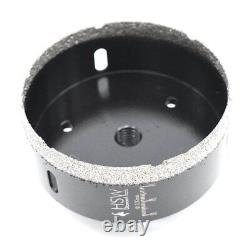 100mm Turbo Vacuum Brazed Diamond M14 Core Bit / Hole Saw Stone, Porcelain