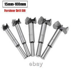 100pcs Carbide Forstner Drill Bit Woodworking Hole Saw Cutter Tools 30mm