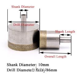 10 Shank Sintering Diamond Hole Saw Drill Bit Cutter Glass Tile Ceramic Marble