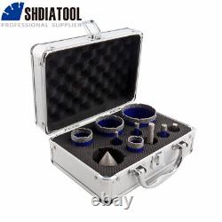 10pcs/Kit Diamond Drilling Bits Hole Saw Chamfer Milling Ceramic Porcealin Tile