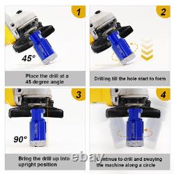 10pcs/Kit Dry Diamond Drilling Core Bit Hole Saw Bit for Porcelain Tile Ceramic