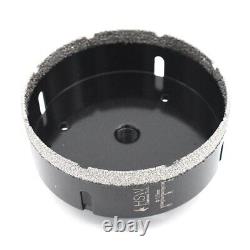 115mm Turbo Vacuum Brazed Diamond M14 Core Bit / Hole Saw Stone, Porcelain