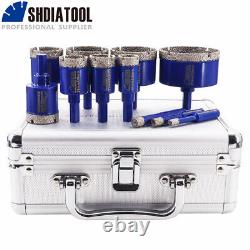 11pcs Diamond Drilling Bits Ceramic Tile Marble Core Hole Saw for Angle Grinder