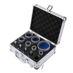 12PCS M14 Drill Bit Set Diamond Dry Hole Saw 6-68mm Granite Marble Ceramic Tile