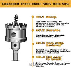 12-200mm TCT Hole Saw Drill Bit Carbide Tip Cutter Alloy Tool Stainless Steel