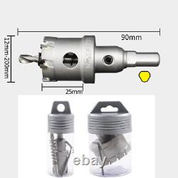 12-200mm TCT Hole Saw Drill Bit Carbide Tip Cutter Alloy Tool Stainless Steel