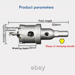 12mm-200mm Carbide Tip TCT Drill Bit Hole Saw Stainless Steel Metal Alloy Cutter