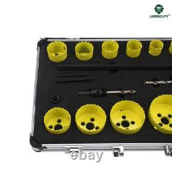 13PCS HOLE SAW CUTTER SET Circular Drill Bit Cutting Case Kit Woodworking Cutter