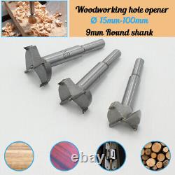 15-100mm Forstner Bit Hinge Hole Boring Cutter Wood Drill Bit Sizes Round Shank