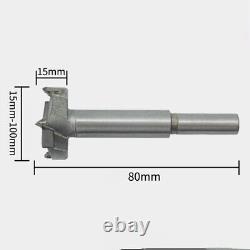 15-100mm Forstner Bit Hinge Hole Boring Cutter Wood Drill Bit Sizes Round Shank