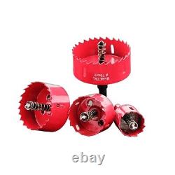 15mm 300mm Bi Metal Hole Saw Arbor Pilot Drill Bit Metal Wood Plaster Cutter