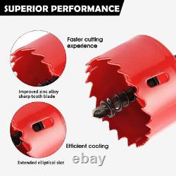 15mm-300mm Bi Metal Hole Saw Cutter M42 Pilot Drill Bit For Metal Wood Plastic