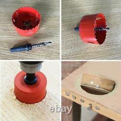 15mm-300mm Bi Metal Hole Saw Cutter M42 Pilot Drill Bit For Metal Wood Plastic