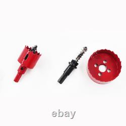 15mm 300mm Bi Metal Hole Saw Drill Bit Arbor Pilot Hole Saw Metal Wood Plastic