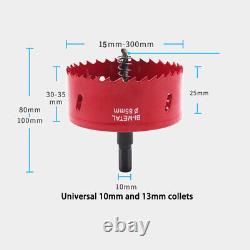 15mm-300mm Hole Saw Bi-Metal M42 Cutter Drill Bit Holesaw For Wood Plaster Board