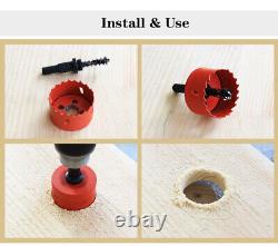 15mm-300mm Hole Saw Bi-Metal M42 Cutter Drill Bit Holesaw For Wood Plaster Board