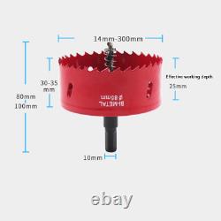 15mm-300mm M42 Bi Metal Hole Saw Cutter Drill Bit For Plastic Wood Metal Pipe