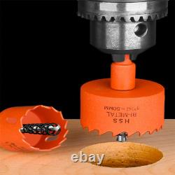 16mm To 250mm M42 Bi Metal Hole Saw Cutter Drill Bit for Wood Plastic Aluminum