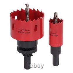 19-Piece Bi Metal Hole Saw Kit With Drill Bit Hex Wrench Long Pole Pipe Hole