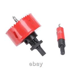 21x Hole Saw Kit Hole Cutter WithDrill Bit Extension Rod Thread Converter TPG