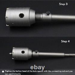 30-110MM SDS CORE Saw Hole Drill Bit Cutter Set for Concrete Brick Cement Stone