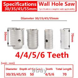 30-160 mm diameter complete Core bit hole saw SDS Plus MAX for hammer drill Tool