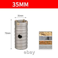 30-160mm SDS Plus Wall Hammer Drill Bit Hole Saw For Stone Concrete Cement Brick