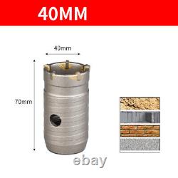 30-160mm SDS Plus Wall Hammer Drill Bit Hole Saw For Stone Concrete Cement Brick