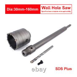 30-160mm TCT Hole Saw Drill Bit Carbide Tip Stainless Steel Metal Alloy Cutter