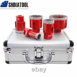 5pcs Diamond Drill Core Bits M14 Hole Saw Granite Kit Drilling Bit Tile Ceramic