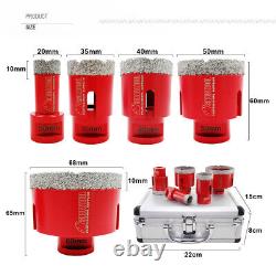 5pcs Diamond Drill Core Bits M14 Hole Saw Granite Kit Drilling Bit Tile Ceramic