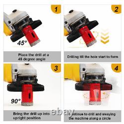 5pcs Diamond Drill Core Bits M14 Hole Saw Granite Kit Drilling Bit Tile Ceramic