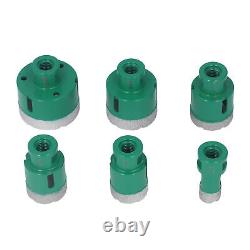 6Pcs Brazed Drill Bits Hole Saw 20 35 38 43 50 60mm M14 For Glass