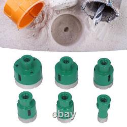 6Pcs Brazed Drill Bits Hole Saw 20 35 38 43 50 60mm M14 For Glass