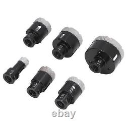 6Pcs Hole Saw Drill Bit Opener M14 Drilling Tool Set For Glass Tile