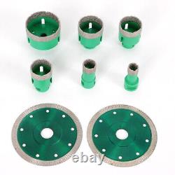 6 PCS/Set 20-68mm M14 Diamond Drill Core Bit Dry Hole Saw Cutter For Marble Tile