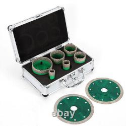 6 PCS/Set 20-68mm M14 Diamond Drill Core Bit Dry Hole Saw Cutter Set For Marble