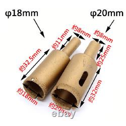 6mm-55mm Diamond Hole Saw Drill Bits Glass Ceramic Tile Saw Cutting Tool