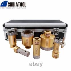 7pcs/box M14 Diamond Core Drill Bits Kit Granite Hole Saw Tile Ceramic Porcelain