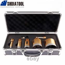 7pcs/set M14 Diamond Drill Core Bits Kit Granite Hole Saw Cutter Porcelain Tile