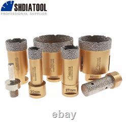 7pcs/set M14 Diamond Drill Core Bits Kit Granite Hole Saw Cutter Porcelain Tile