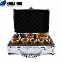 8pcs/box Diamond Core Drill Bit Set How Saw for Porcelain Tile Granite Marble