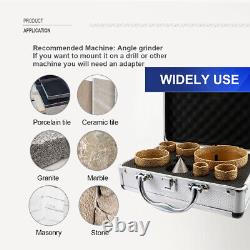 8pcs/box Diamond Drilling Core Bits Granite Ceramic Tile Angle Grinder Hole Saw