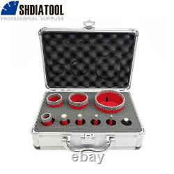 9pcs/box Diamond Kit Hole Saw Drilling Core Bits Cutter for Ceramic Granite M14