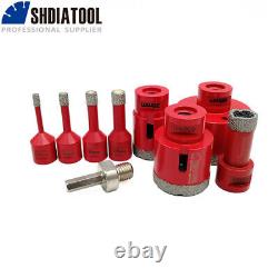 9pcs/box Diamond Kit Hole Saw Drilling Core Bits Cutter for Ceramic Granite M14