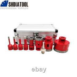 9pcs/box Diamond Kit Hole Saw Drilling Core Bits Cutter for Ceramic Granite M14