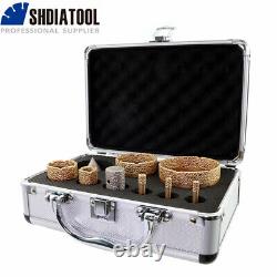 9pcs/set Boxed Diamond Drilling Bits Hole Saw Granite Ceramic Tile Angle Grinder