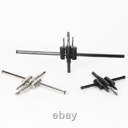 Adjustable Circle Hole Cutter Saw Metal Wood Drill Bit DIY Tool Set Various size