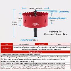 Bi Metal Hole Saw 15 mm-300 mm Drill Bit Arbor Pilot Hole Saw Metal Wood Plastic