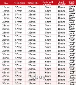 Bi Metal Hole Saw 16mm200mm Drill Bit Arbor Pilot Hole Saw Metal Wood Plastic